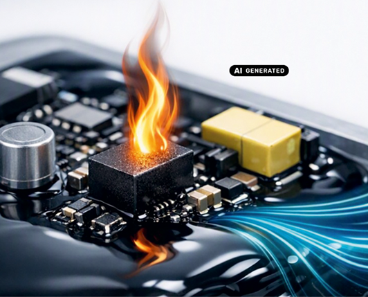 Thermomanagement beim Elektronikverguss