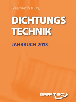 DICHTUNGSTECHNIK JAHRBUCH 2013
