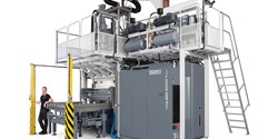Mit der neuen 968.500 ZOZO TWIN steht eine Maschinenplattform zur Verfügung, die den Schließkraftbereich von 5000kN – 7000kN abdeckt (Bild: Klöckner DESMA Elastomertechnik GmbH)