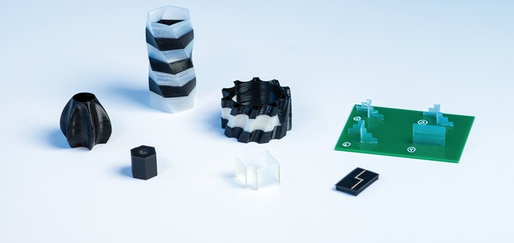 Materialmix-Bauteile in einem 3D-Druckvorgang fertigen